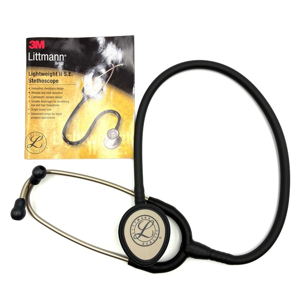 3M Littmann Lightweight II S.E. Stethoscope - Black - Picture 2 of 4